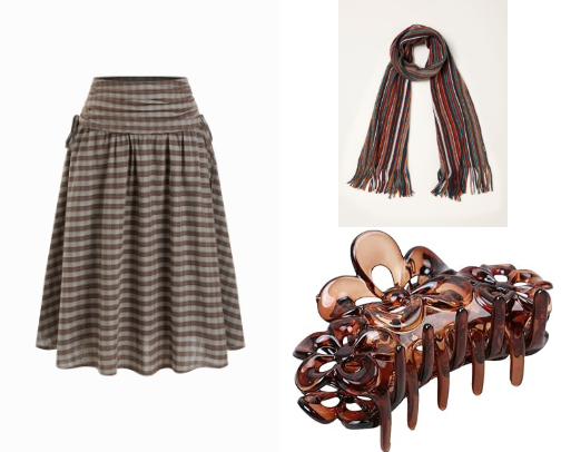 frazzled English woman aesthetic cover photo collage