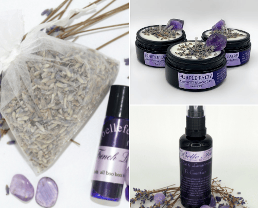 Lavender and herbs cover photo collage