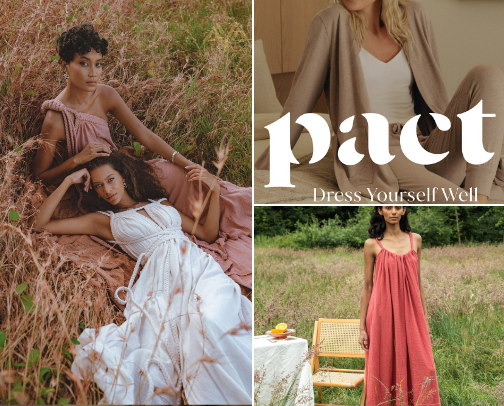 Organic Cotton Clothing cover photo collage