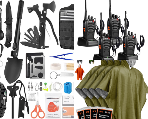 "The Preppers Pantry" cover photo collage