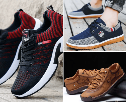 Casual Shoes cover photo collage