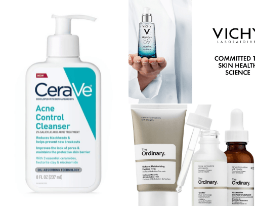 skincare  cover photo collage
