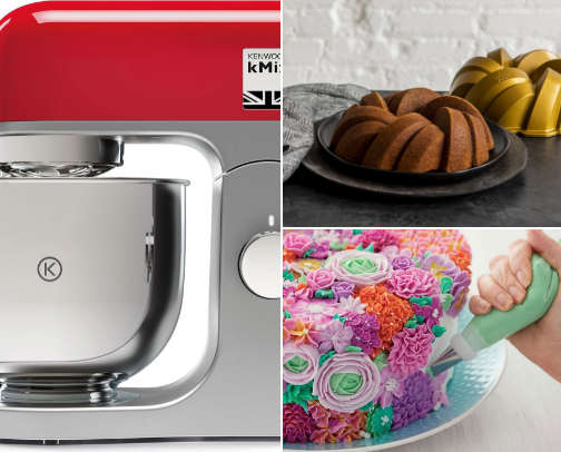Baking- and cooking essentials and wishlist cover photo collage