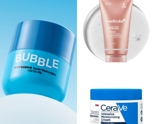 Skin perfection skincare cover photo collage