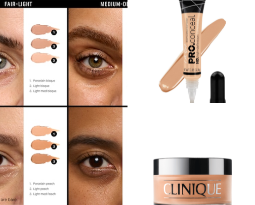Amazing Dark Under Eye Makeup Necessities cover photo collage