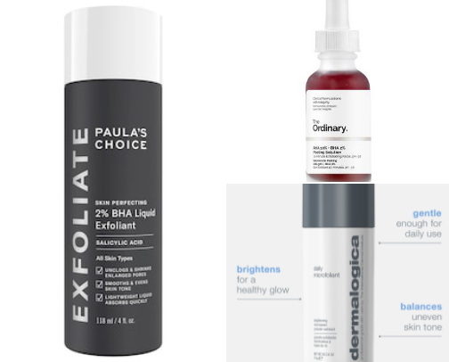 Best facial exfoliators for smoother skin. cover photo collage