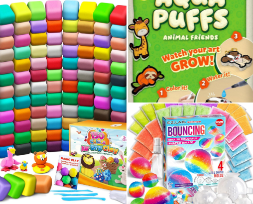 Screen-Free Rainy Day Activities for Kids cover photo collage