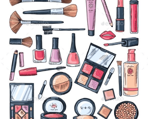 Makeup cover photo collage
