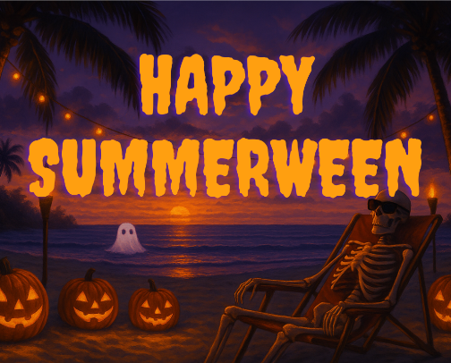 Summerween: Your Spooky Summer Essentials cover photo collage