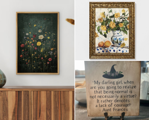 Just a Touch of Magic for Your Cottage Walls cover photo collage