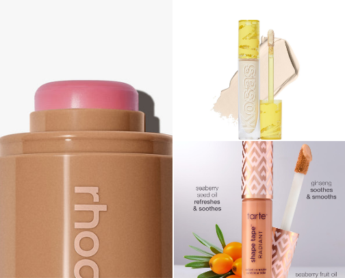 beauty products I love cover photo collage