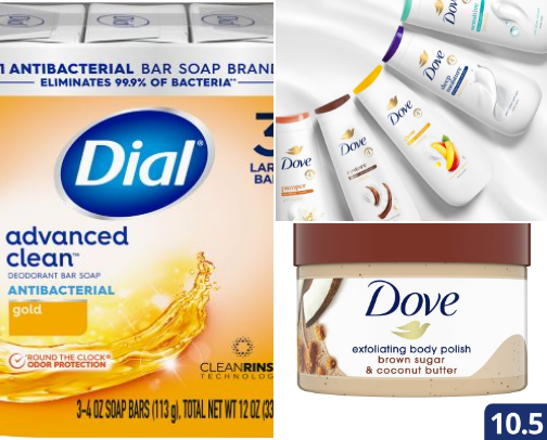 Shower care go-to products 🧼 cover photo collage