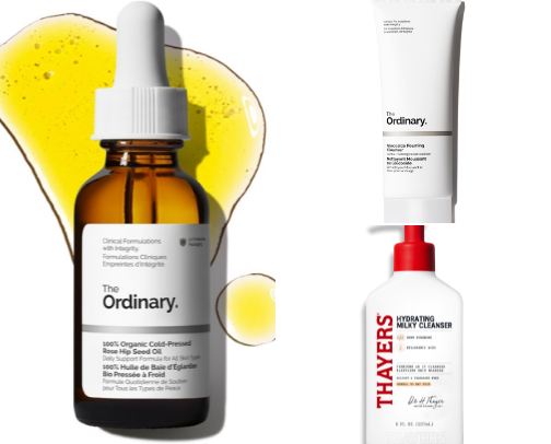 My fav skin products cover photo collage