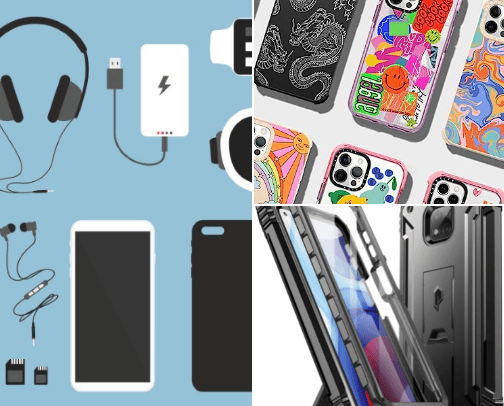 Phone Accessories cover photo collage