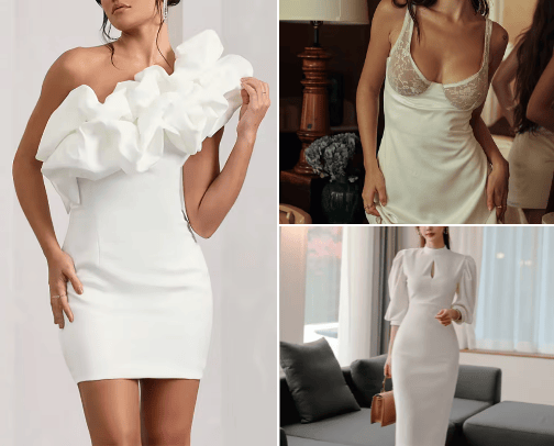 dress collection cover photo collage
