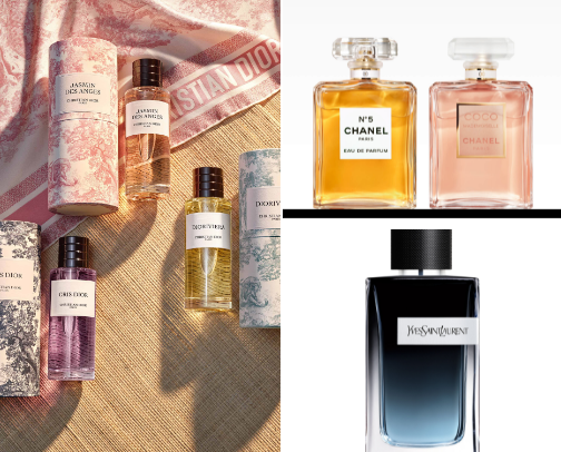 my favorite perfumes (clean girly must have) cover photo collage