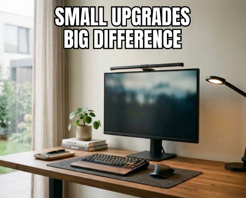 Small Tech Upgrades That Feel Expensive (But Aren’t) 💎 cover photo collage