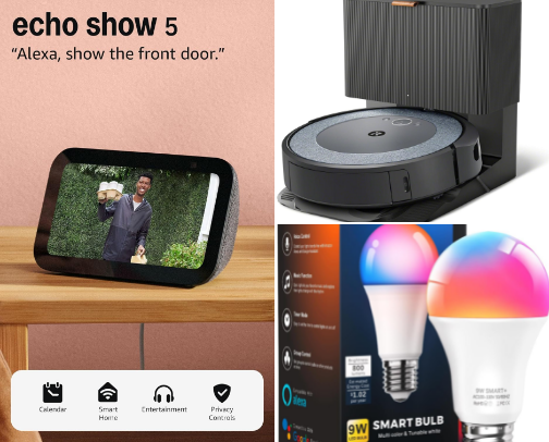 Household items cover photo collage