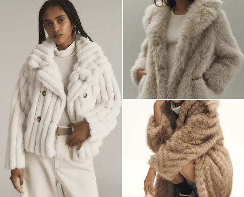 Shop Most Fashionable Faux Fur Coats For F/W Season cover photo collage