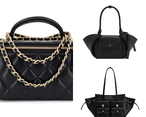 Bags and charms galore cover photo collage