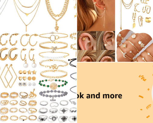 Jewelry cover photo collage