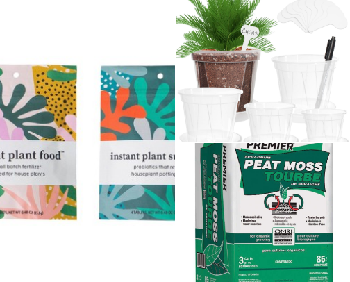 Plant care cover photo collage