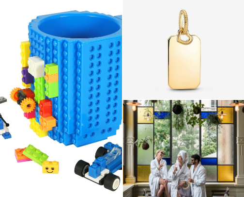 Unusual christmas presents cover photo collage