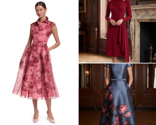 Cocktail and Party Dresses cover photo collage