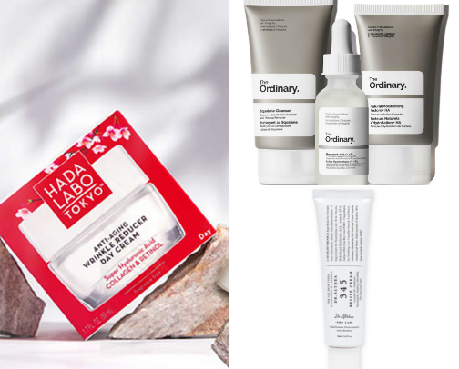Skin care cover photo collage