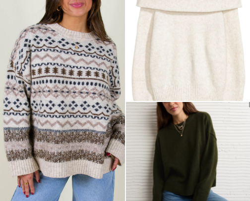 the leaves are falling & SWEATER WEATHER is calling cover photo collage