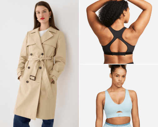 Clothing cover photo collage
