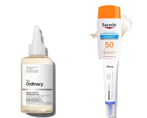 Skincare that made my skin from BUMPY to CLEAR🧼 cover photo collage