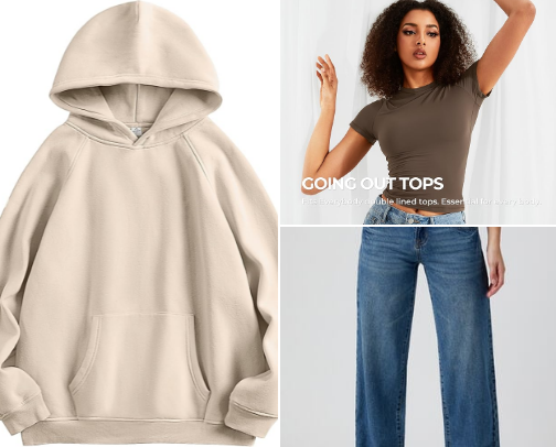 clothes cover photo collage