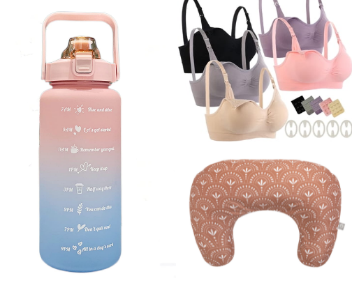Breastfeeding Essentials for New Moms cover photo collage