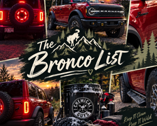 The Bronco List cover photo collage