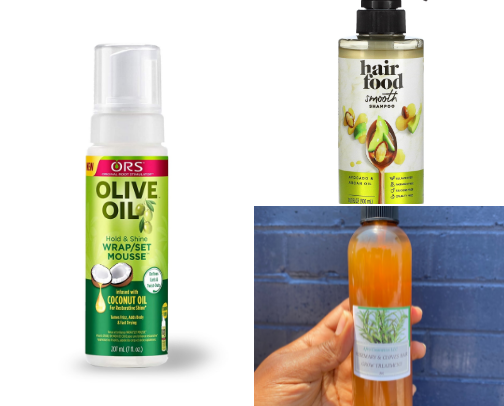 Hair care cover photo collage