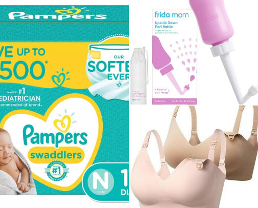 First-Time Mum Essentials: Newborn Must-Haves & Baby Registry Favourites cover photo collage