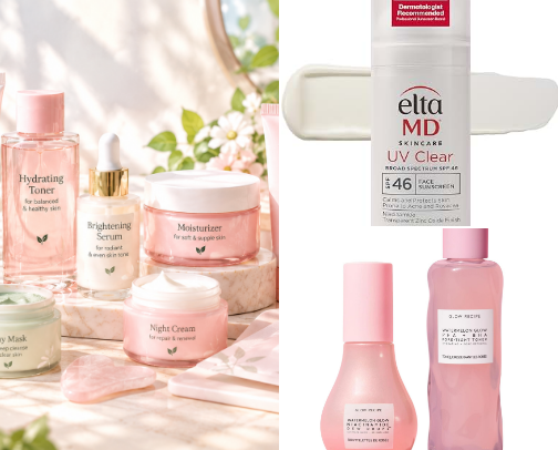 The Ultimate Skincare Routine for Glowing Glass Skin cover photo collage