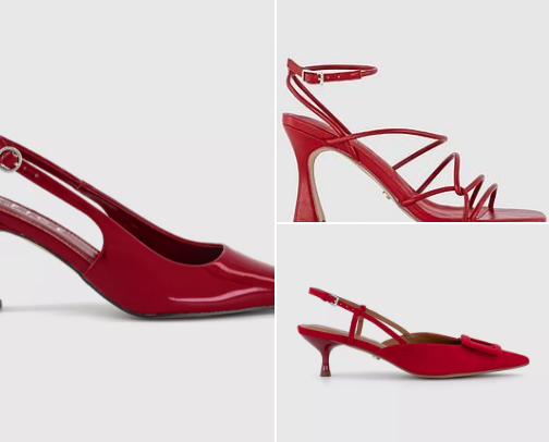 Red heels for all occasions! cover photo collage