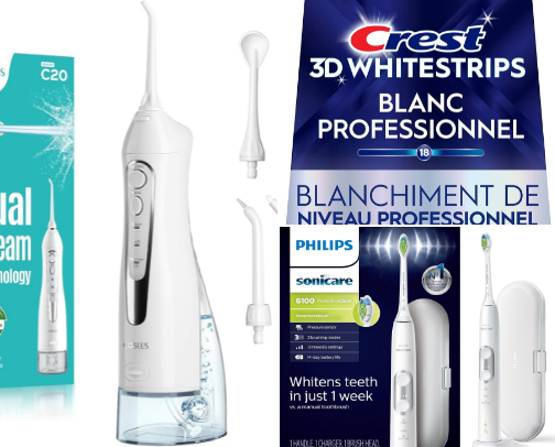 “Top 10 Must-Have Dental Products for a Brighter, Healthier Smile 😁🦷” cover photo collage