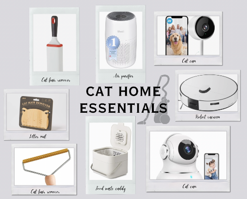 CAT HOME ESSENTIALS cover photo collage