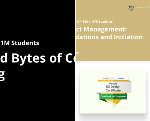 Best Coursera Professional Certificates to Get Hired Fast cover photo collage