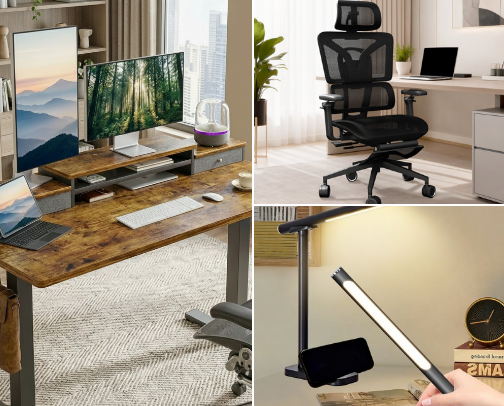 The Ultimate Aesthetic Home Office Essentials 2026 cover photo collage