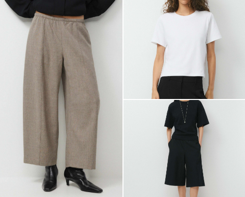 early fall 2026 minimal wardrobe staples: aritzia cover photo collage