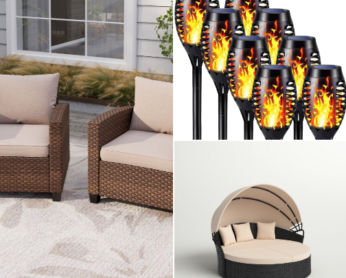 Summer Outdoor Patio Essentials cover photo collage