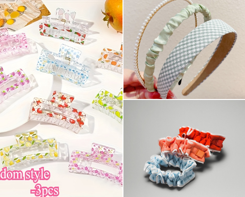 Pretty Hair Picks ✂ cover photo collage