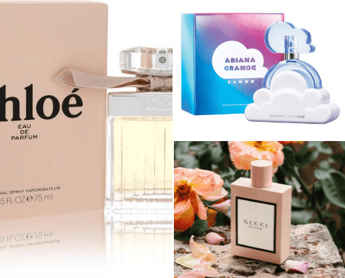 Womens Purfume cover photo collage