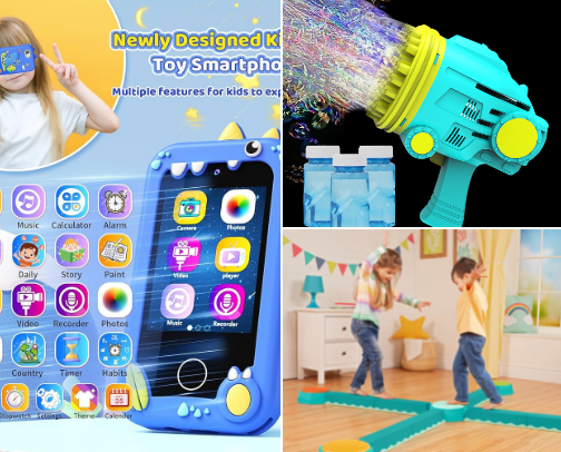 ✨🪀🪁MOST AMAZING AND INTERACTIVE TOYS FOR CHILDREN 🎁 cover photo collage
