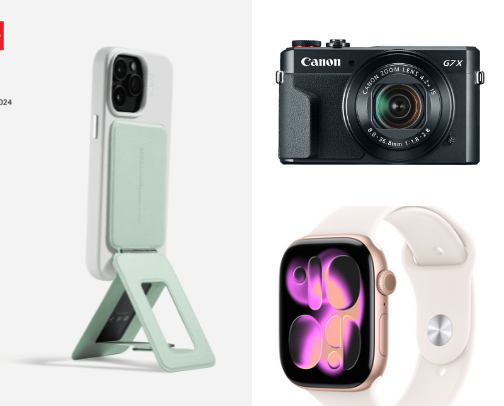 content creator must-haves cover photo collage