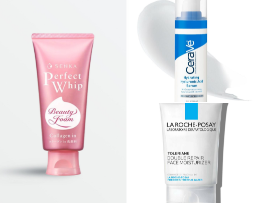 Skincare Routine cover photo collage